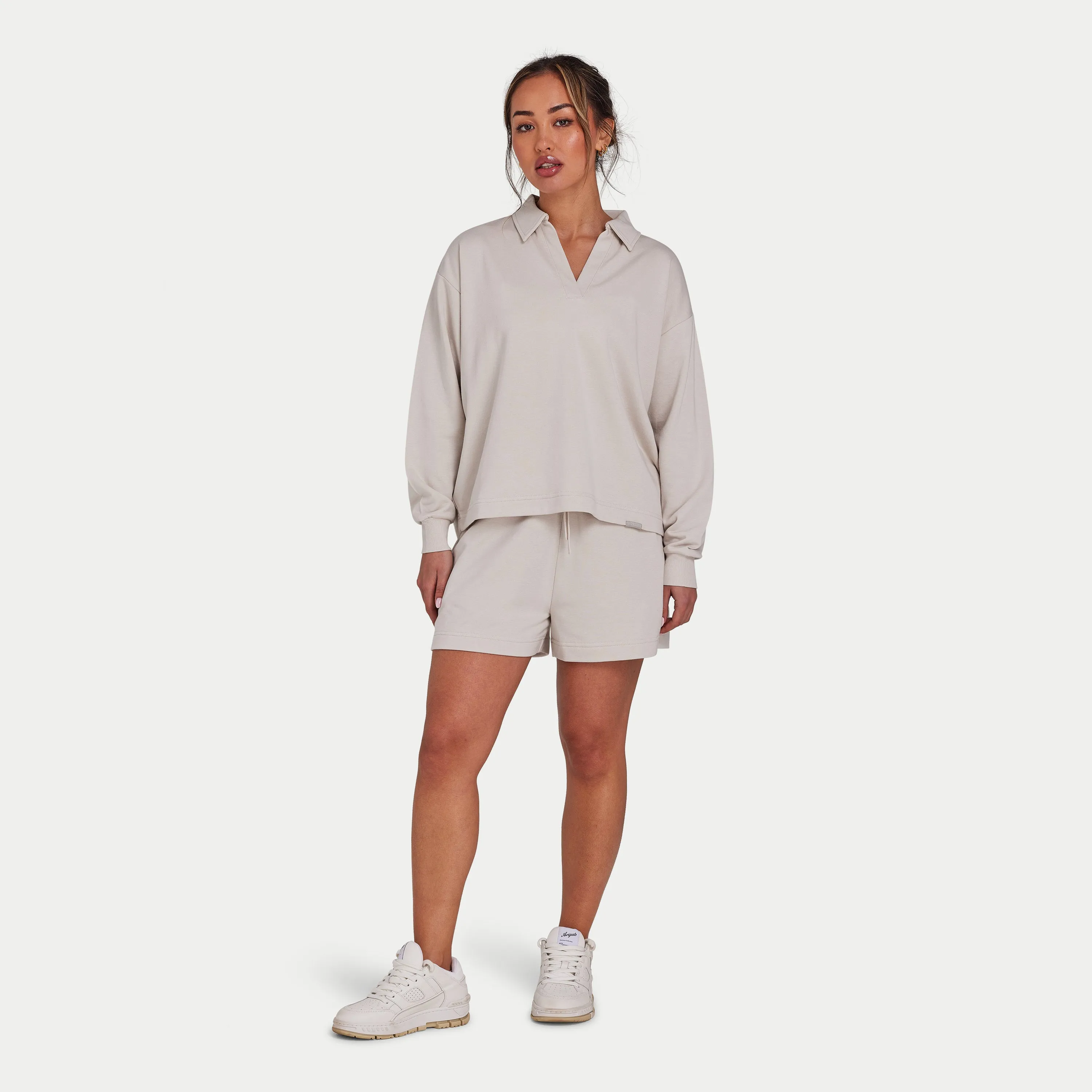 Womens City Sweatshirt - Stone