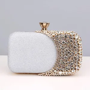 Women's Dinner Bag Purse for Women Ladies Wedding Party Clutches Designer Dinner Handbags Shopping(D)