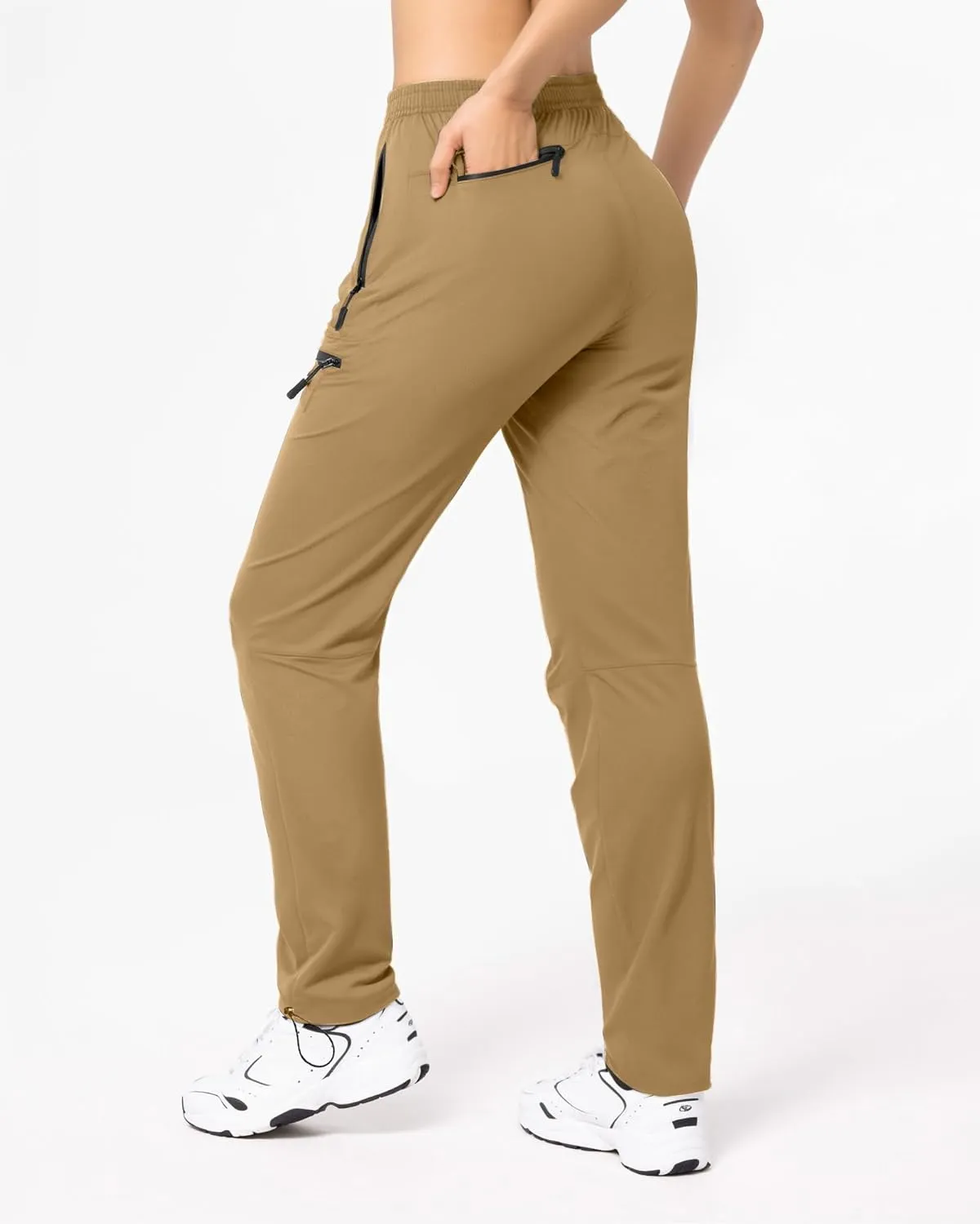Womens Hiking Pants Quick Dry Tall Insteam 30"/32"/34"/36" Cargo Joggers Lightweight Breathable Pants with 5 Pockets