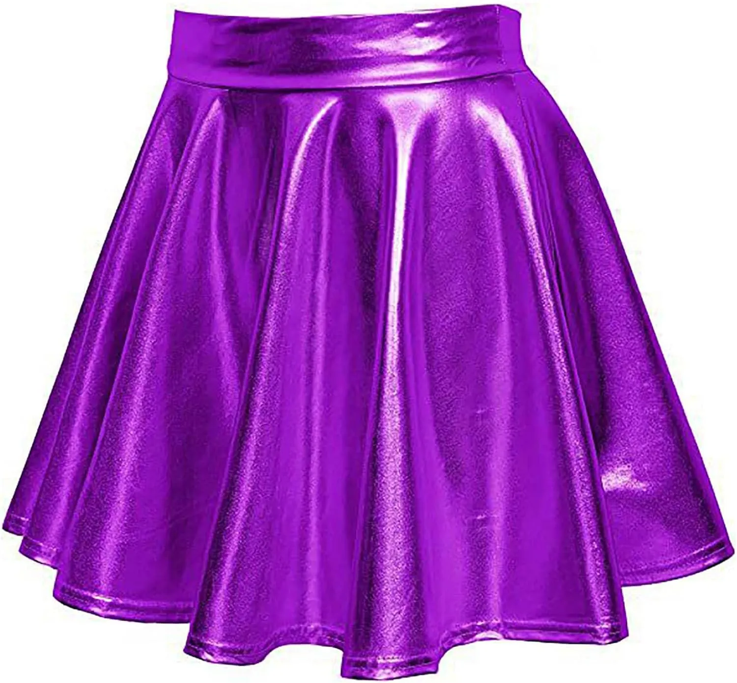 Womens Sexy Pleated Skirts High Waist A Line Skirt Solid Color Loose Y2k Mini Skirts Fashion Short Skirt for Party