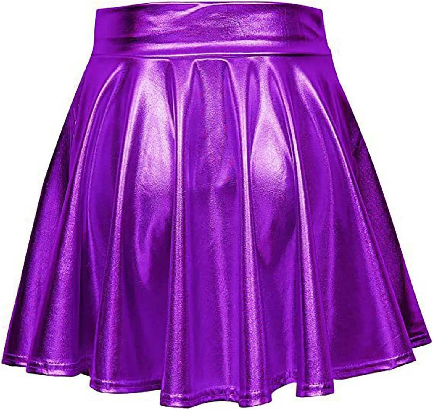 Womens Sexy Pleated Skirts High Waist A Line Skirt Solid Color Loose Y2k Mini Skirts Fashion Short Skirt for Party