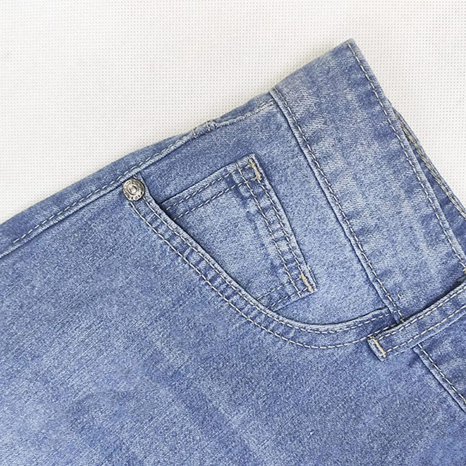 Womens Skirt High Waisted Washed Fashion Versatile Denim Long Skirt Midi Length A Line Denim Long Denim Skirts