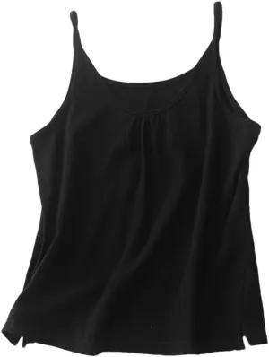Women's Solid Color Round Neck Spaghetti Strap Sleeveless Camisole